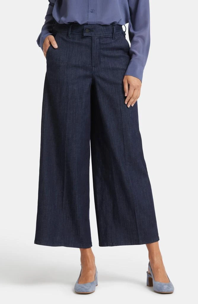 NYDJ Mona High Waist Crop Wide Leg Jeans 1