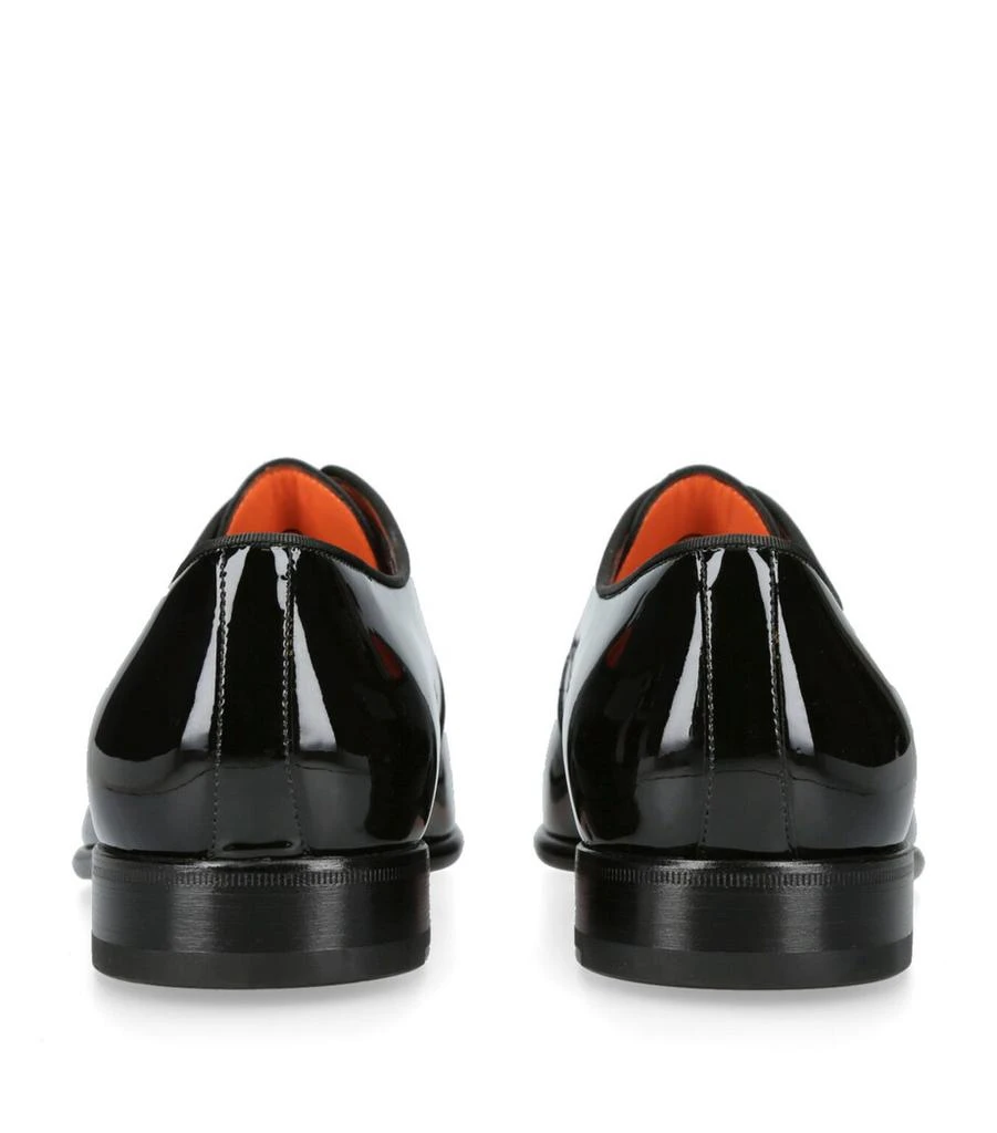 Santoni Patent Leather Moor Oxford Shoes 2