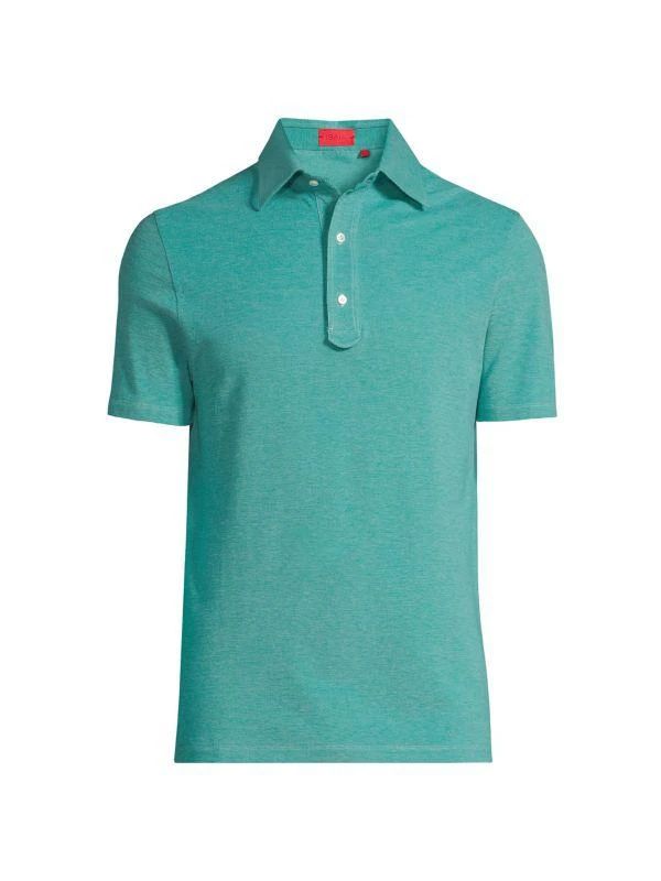 Isaia Slim-Fit Cotton Piqué Polo 5