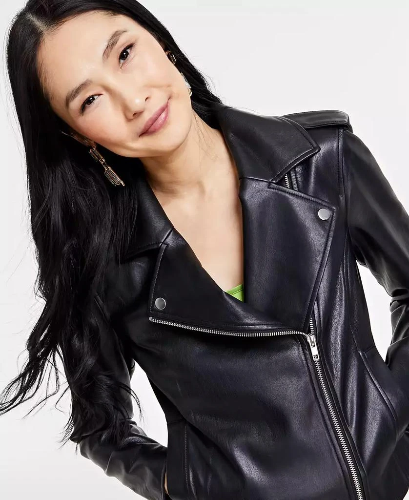 INC International Women's Faux-Leather Jacket, Created for Macy's 4