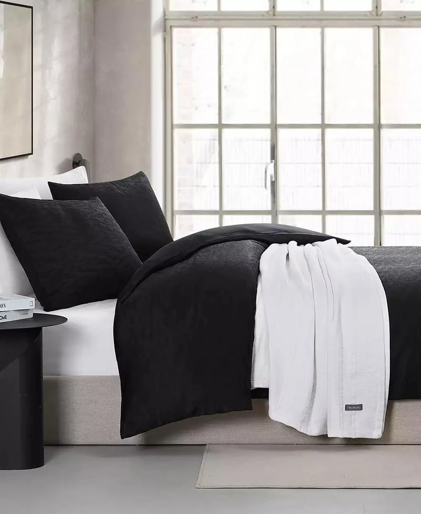 Vera Wang CLOSEOUT! Illusion Textured 3-Pc. Duvet Cover Set 13