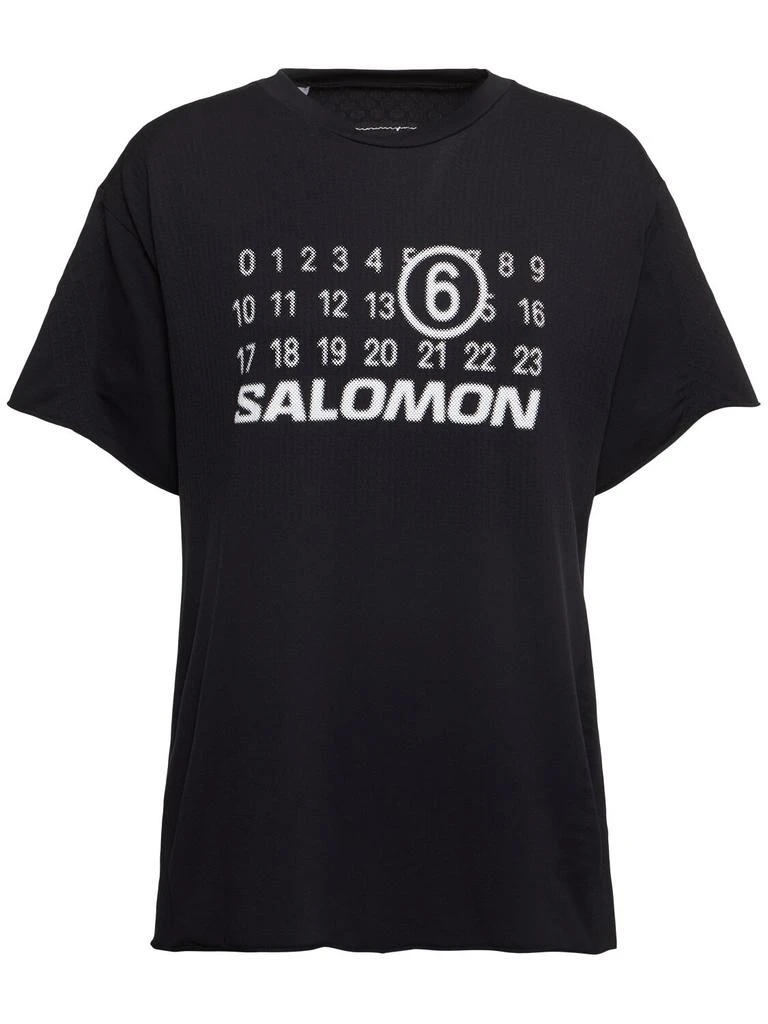 MM6 Mm6 X Salomon Logo Jersey T-shirt 1
