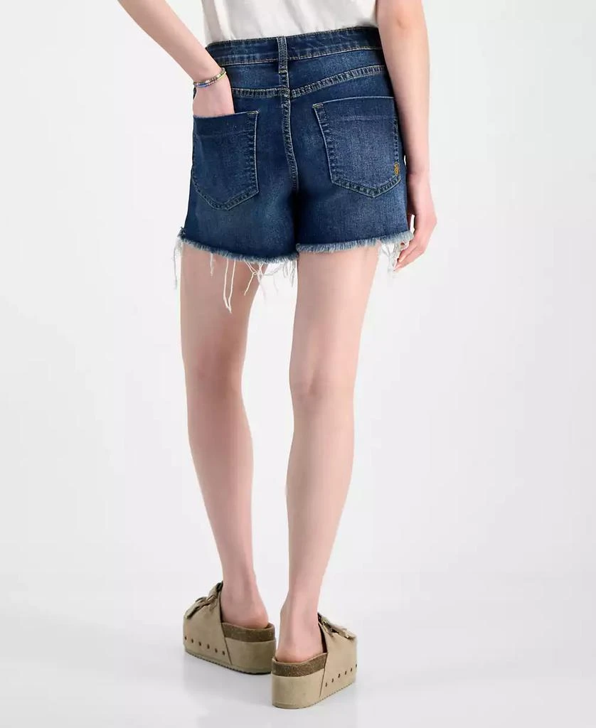 Indigo Rein Juniors' Frayed-Hem Destructed Shorts 3