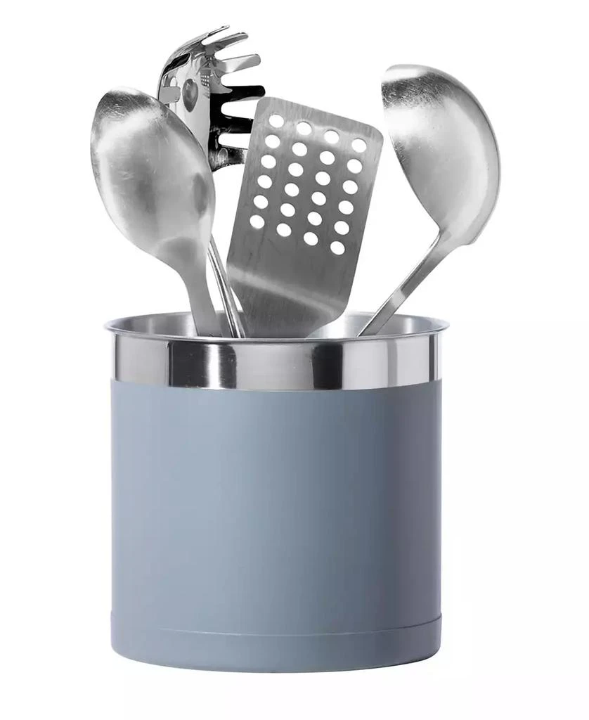 Oggi 7" Jumbo Stainless Steel Utensil Holder 1