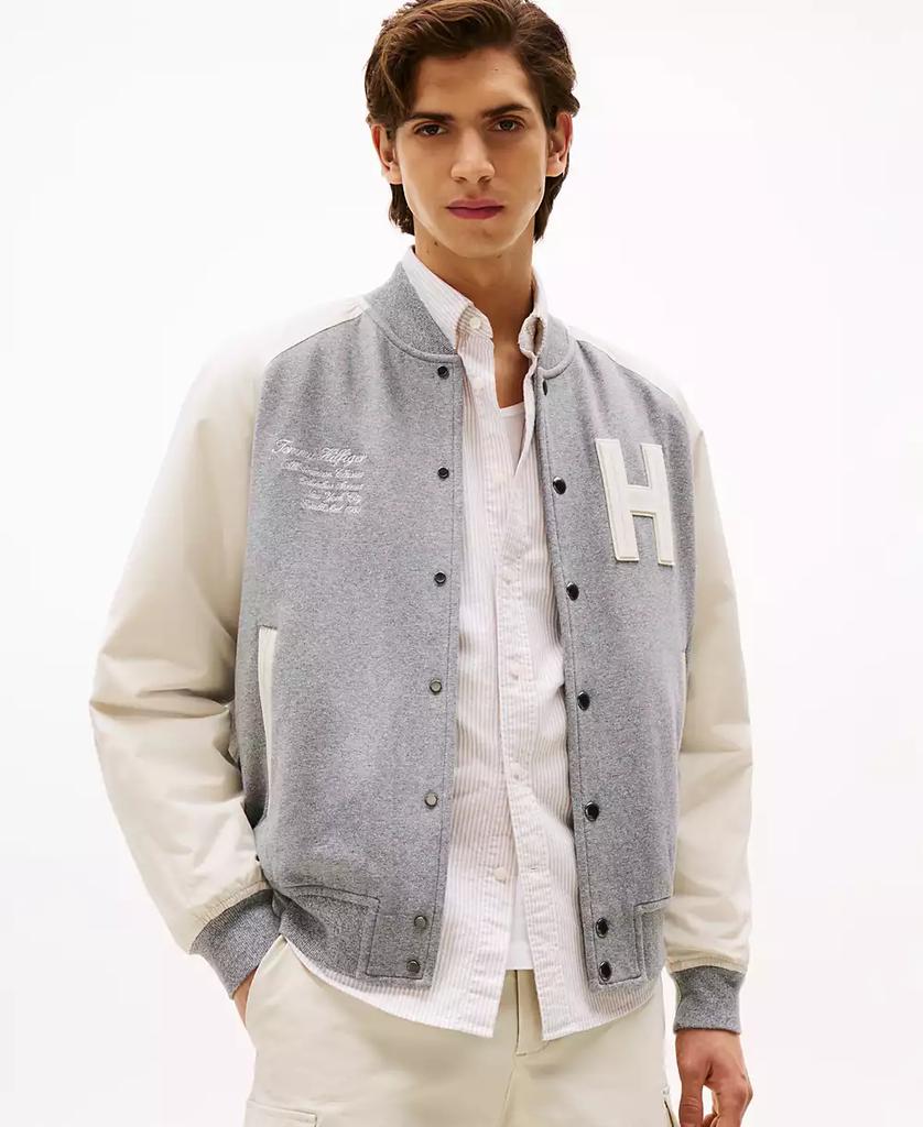 Tommy Hilfiger Men
s Varsity Logo Bomber Jacket