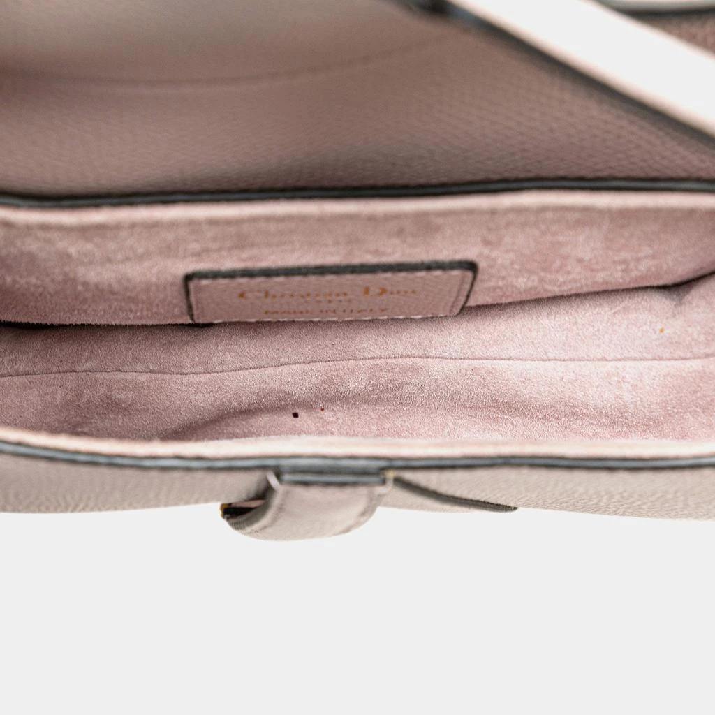 Dior Dior Pink Mini Leather Saddle Bag 5