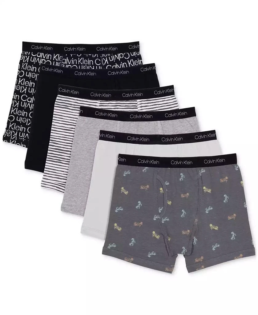Calvin Klein Boys 6 Pack Boxer Brief 1