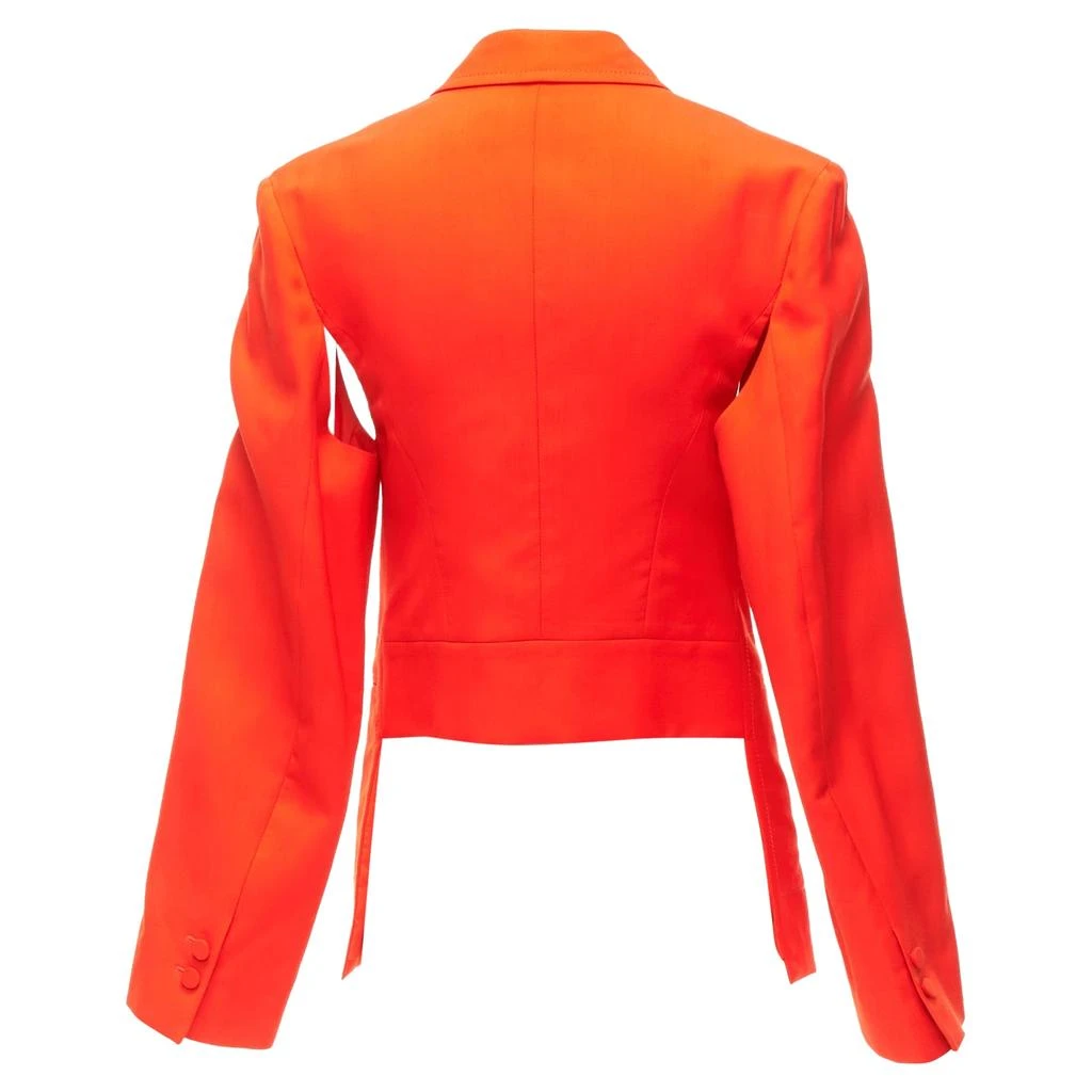 PORTS 1961 Wool Silk Underarm Cut Out Asymmetric Blazer 5