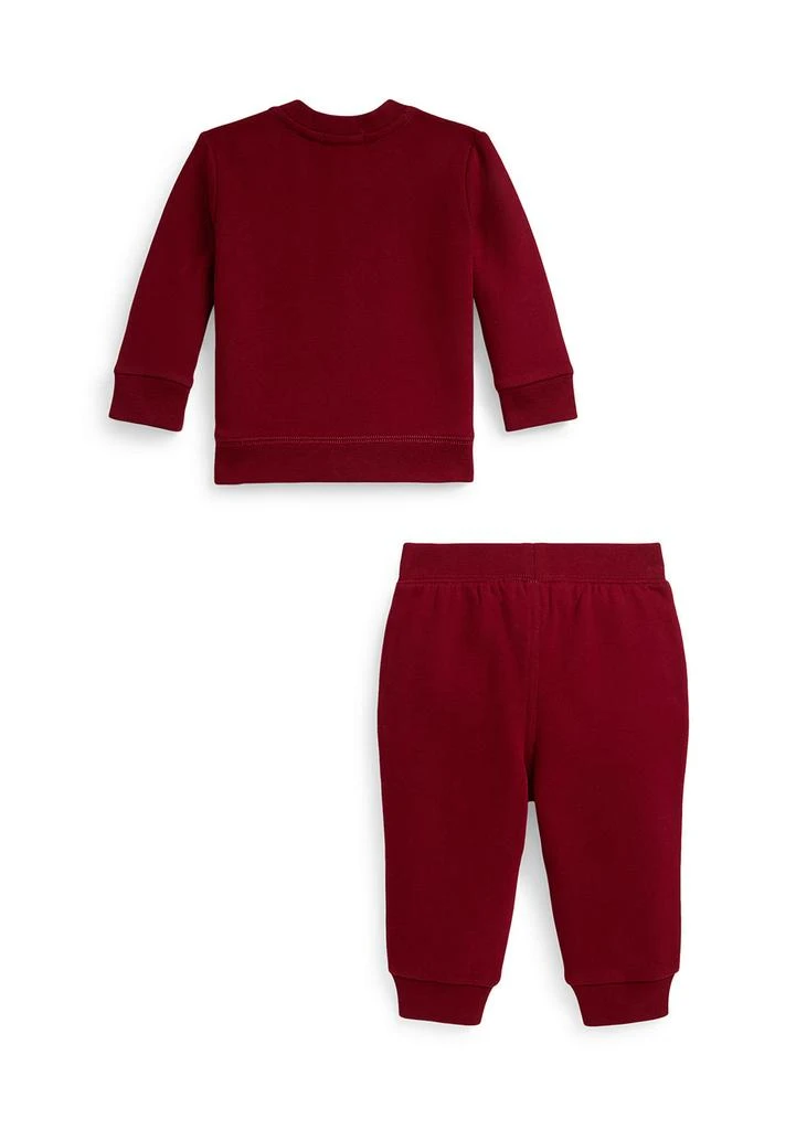 Ralph Lauren Baby Boys Waffle-Trim Sweatshirt
Jogger Pant Set 2