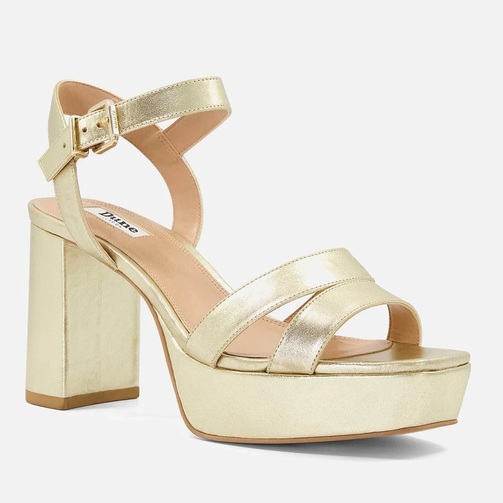 Dune Dune London Women's Molten Leather Mid-Platform Sandals 2