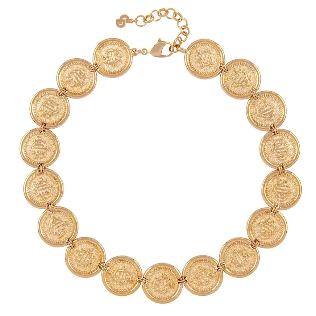 Susan Caplan Vintage 1980s vintage christian dior earring and necklace set 3