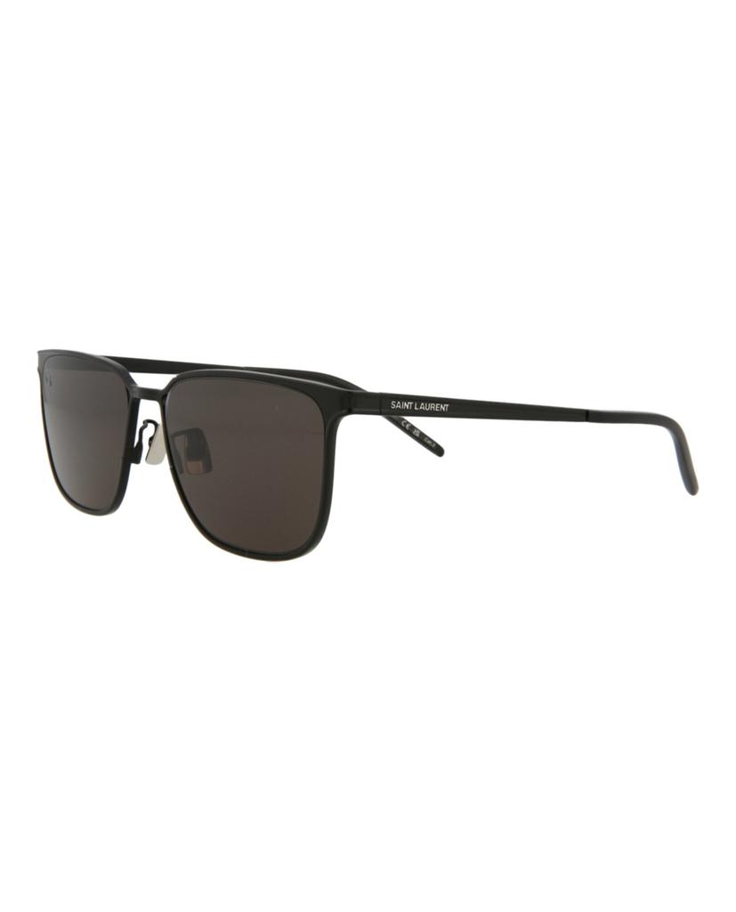 Yves Saint Laurent Square-Frame Metal Sunglasses