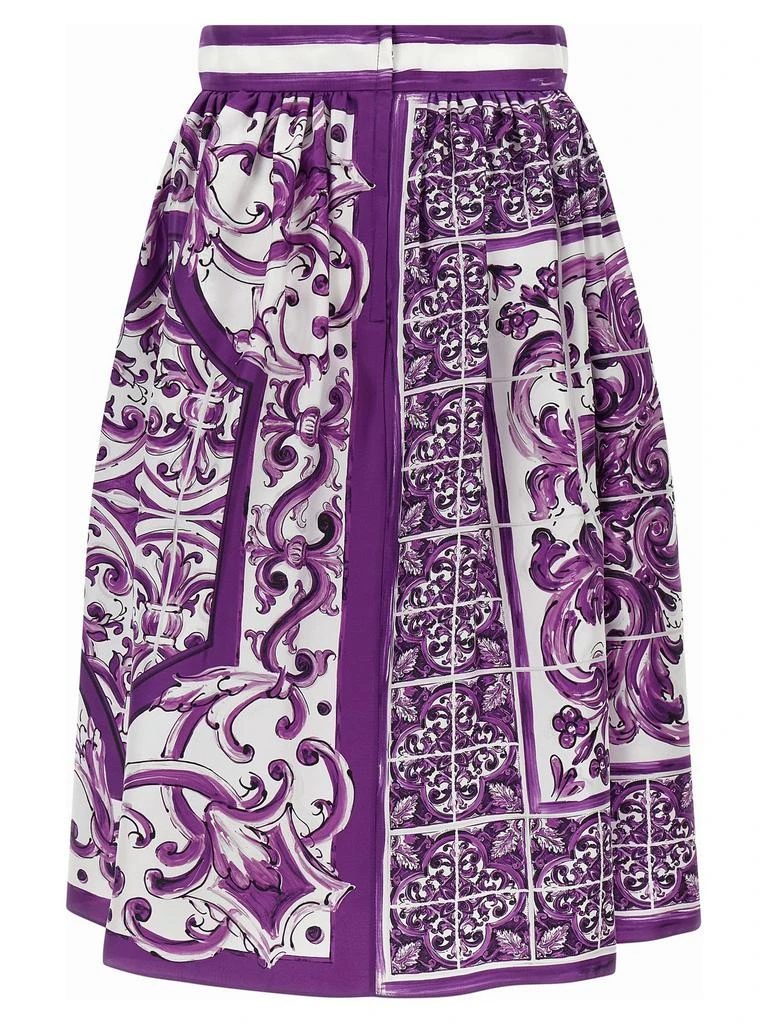 Dolce 
Gabbana Dolce 
Gabbana Maiolica Print Midi Skirt 2