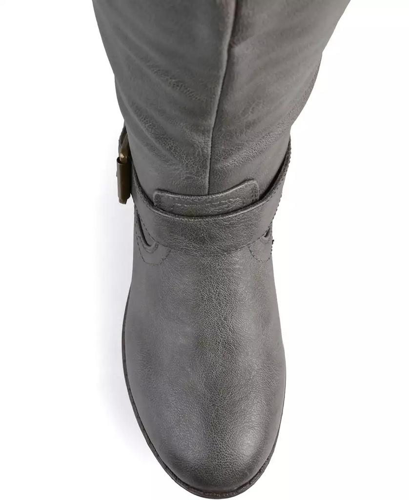 Journee Collection Women's Spokane Extra Wide Calf Knee High Riding Boots