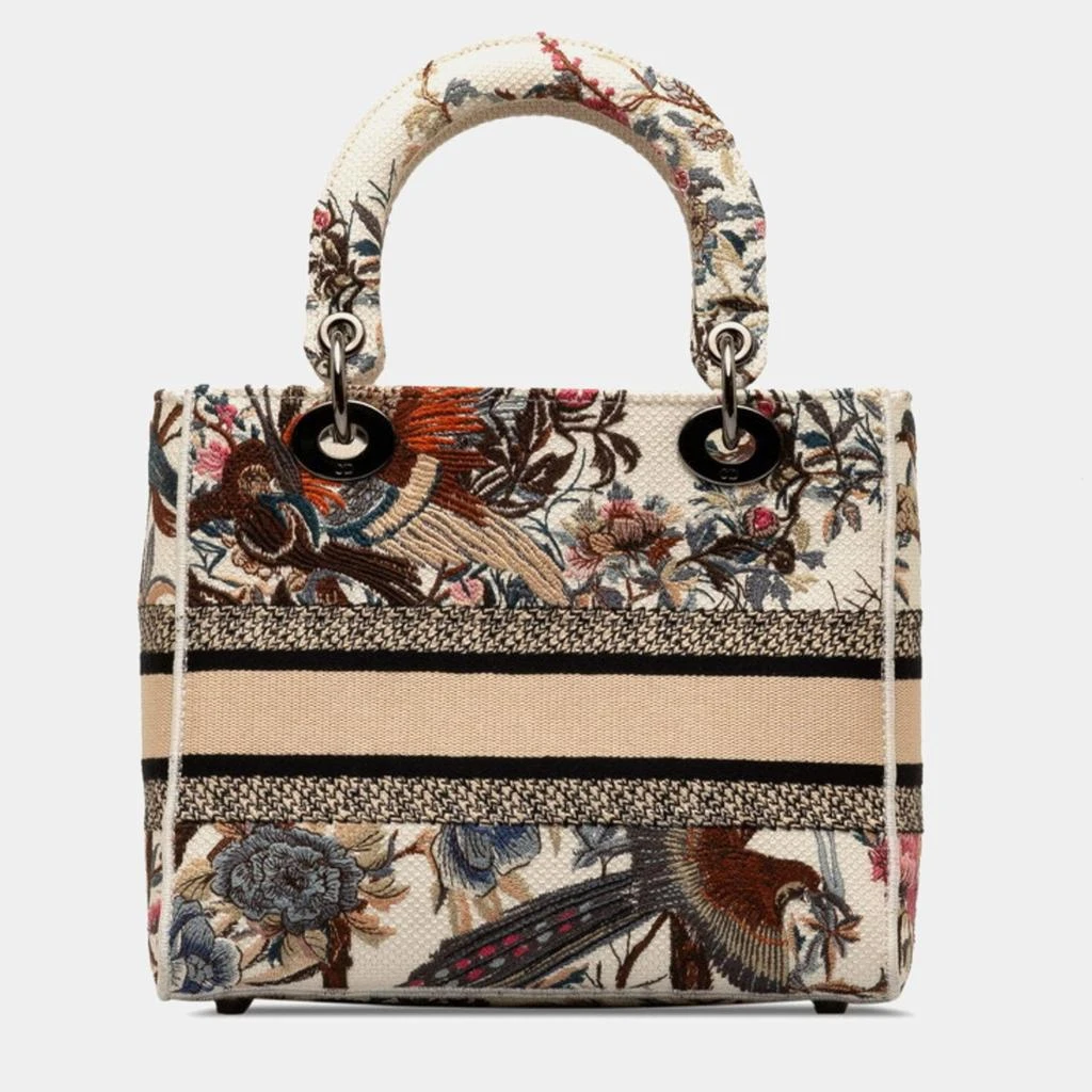 Dior Dior Beige/Brown Medium Jardin d'Hiver Lady D-Lite Bag 4