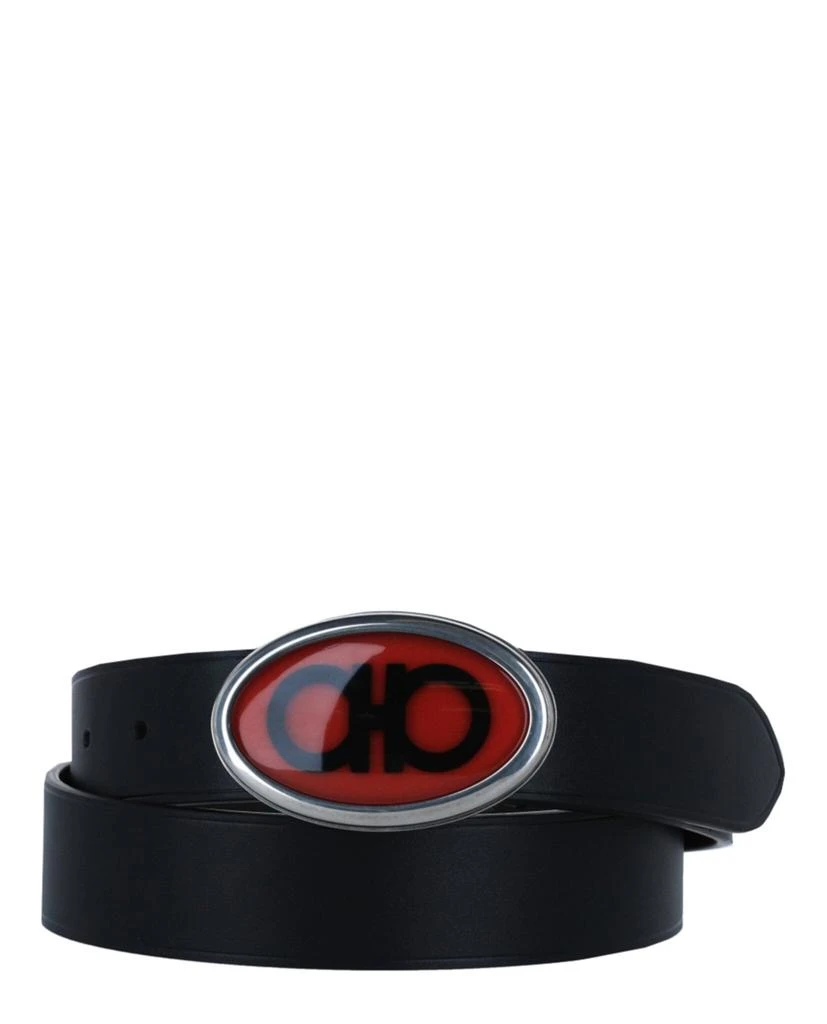 Salvatore Ferragamo Pebbled Buckle Belt 3