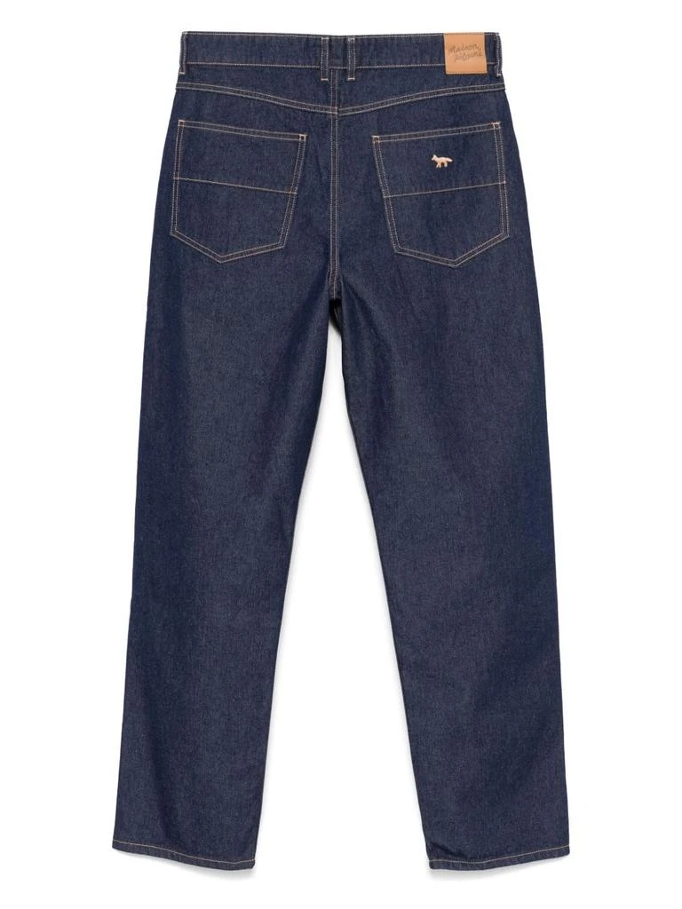 Maison Kitsune STRAIGHT-LEG DENIM JEANS 2