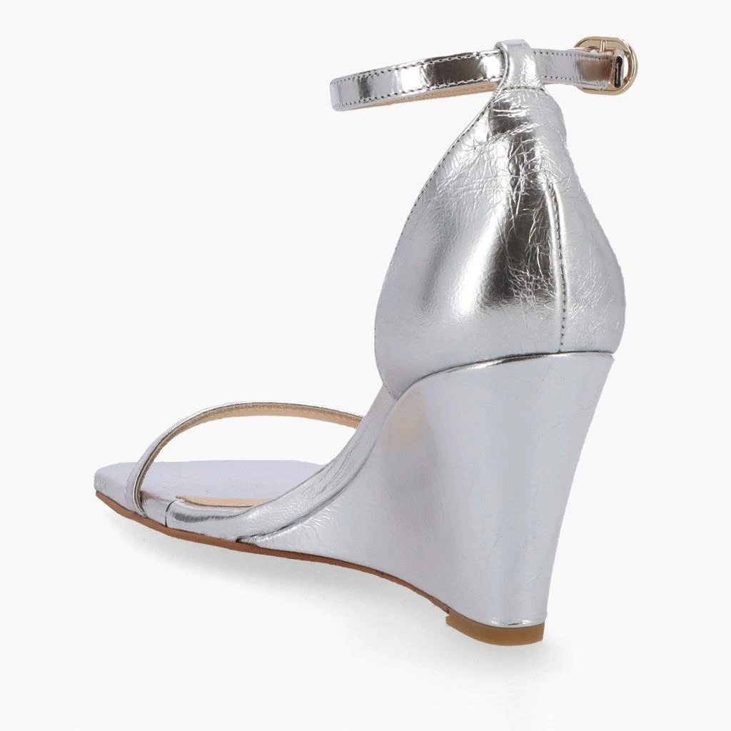 ALOHAS ALOHAS Women's Gate Shimmer Leather Wedged Sandals 4