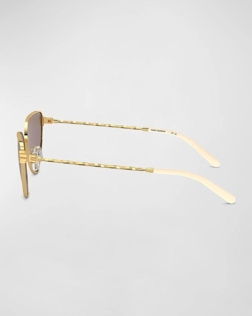 Tory Burch Hammered Metal Cat-Eye Sunglasses 2
