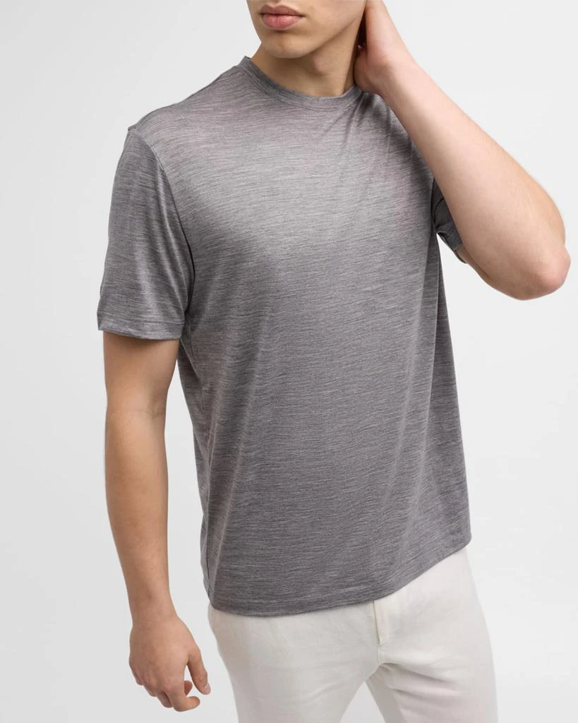 Baldassari Men's Reda Active Wool Crewneck T-Shirt 6