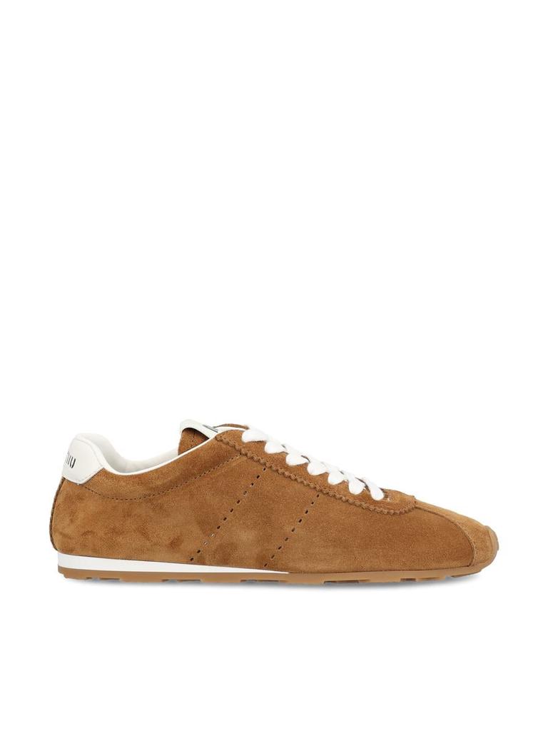 スニーカー MIU MIU Plume low-top suede sneakers Miu Miu Plume low-top suede sneakers - Casual Shoes