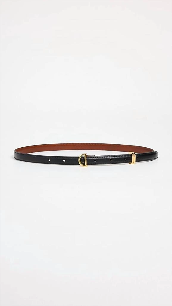 FRAME Women's Petit Crescent Belt In Black 1