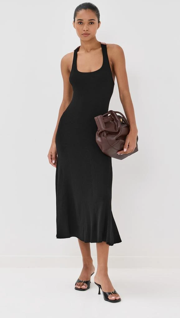 Monse Leather Racerback Midi Dress 6