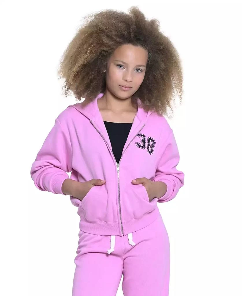 With Jules Big Girls Graphic Full-Zip Hoodie Sweatshirt 1