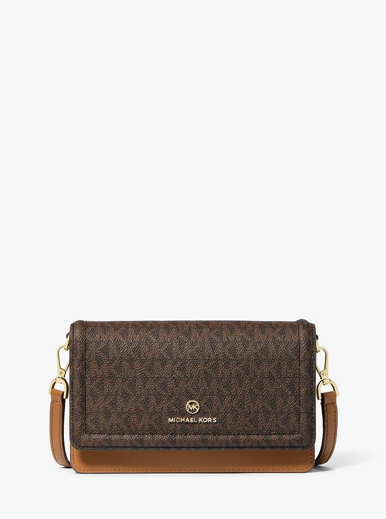 Michael Kors Jet Set Small Logo Smartphone Convertible Crossbody Bag 1