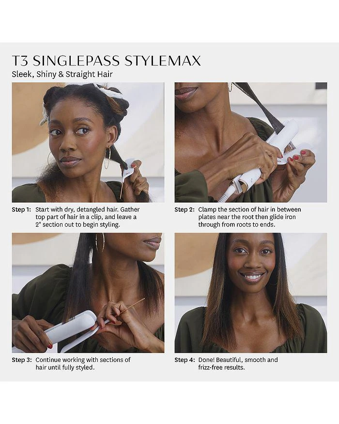 T3 SinglePass StyleMax Professional 1" Flat Iron 9