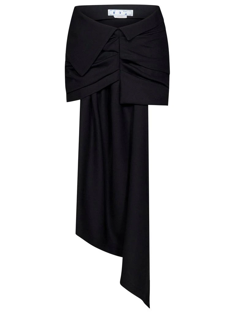 Off-White Off-White Asymmetric Low-Rise Skirt 1