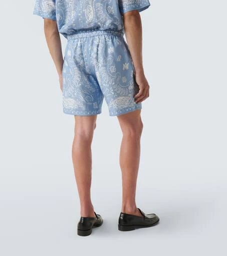 AMIRI Bandana cotton-blend shorts 4