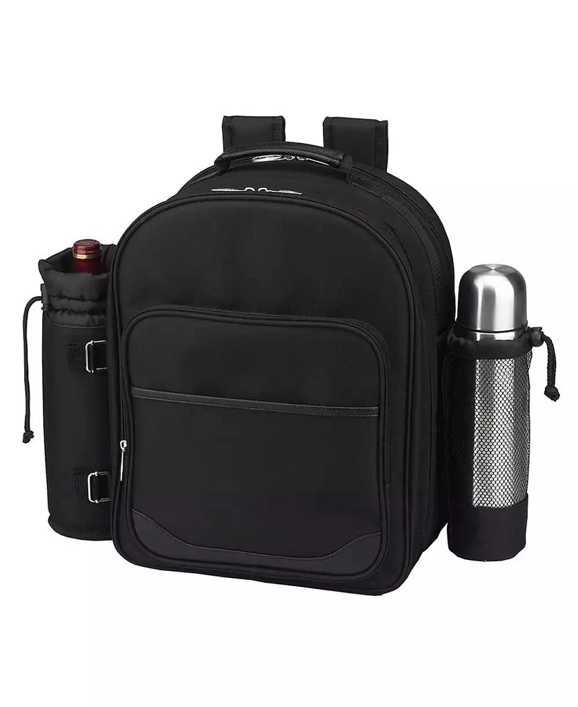 Picnic At Ascot Deluxe 2 Person Picnic, Coffee Backpack Cooler with Wine Pouch 1
