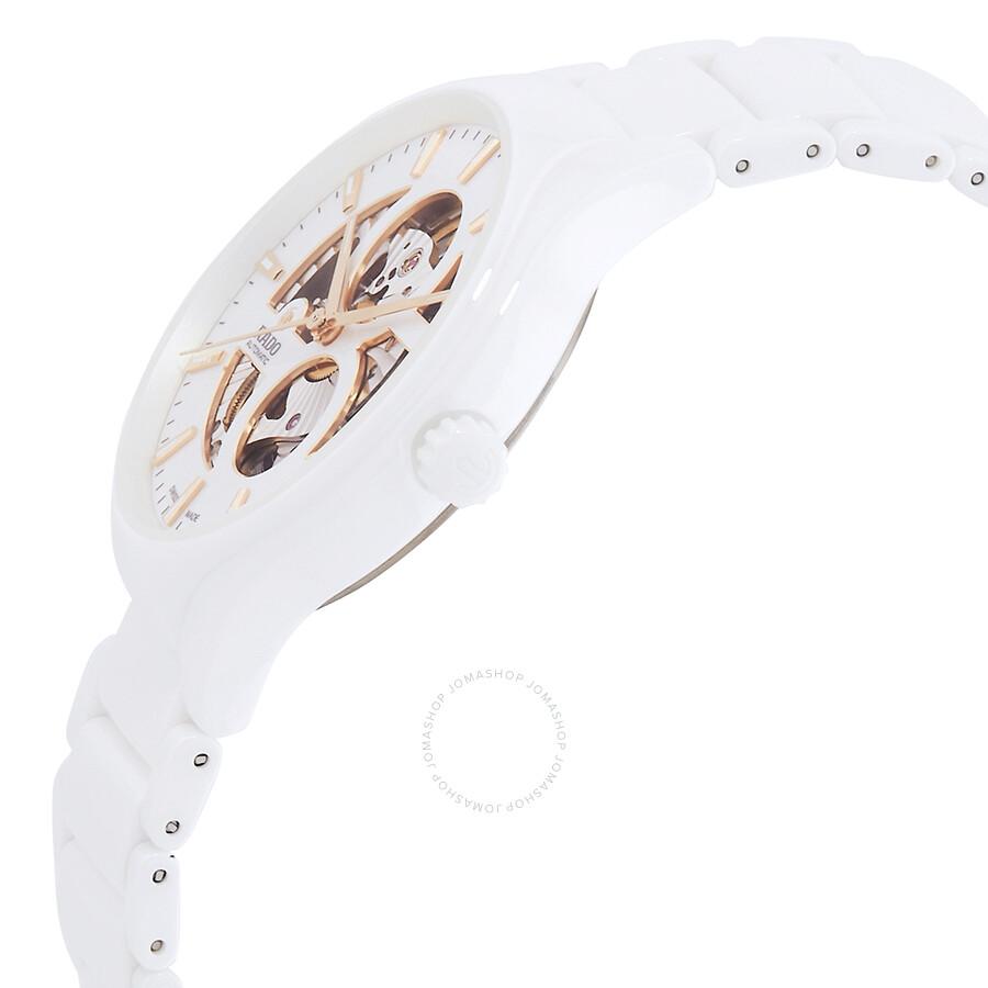 Rado True Round Open Heart Automatic White Dial Unisex Watch R27115012