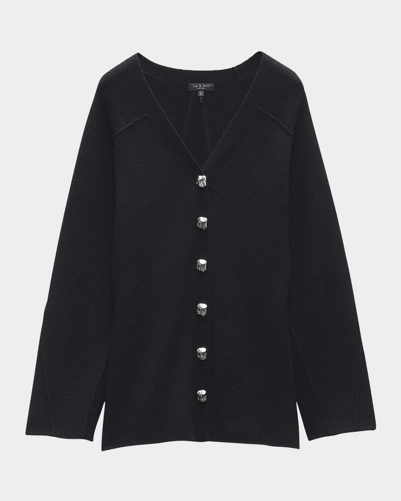 Rag & Bone Bridget Long V-Neck Cardigan 1