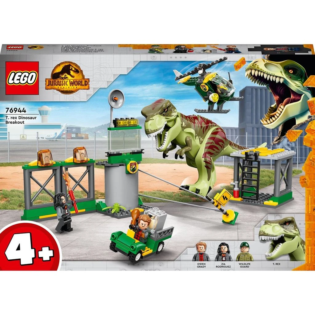 LEGO LEGO Jurassic World: T. rex Dinosaur Breakout Toy Set (76944) 1