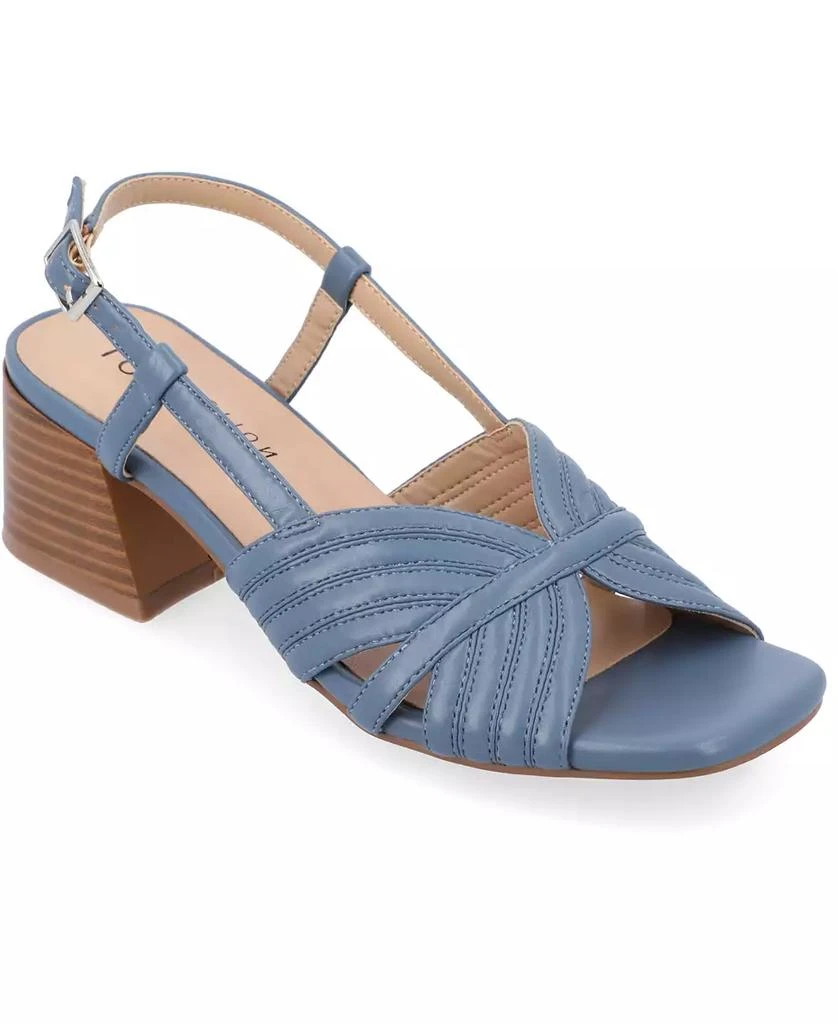 Journee Collection Women's Kirsi Square Toe Sandals 1
