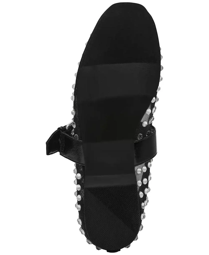 DV Dolce Vita Women's Mellie Buckle Strap Mesh Mary Jane Flats 5