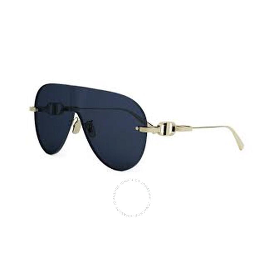 Dior CD CHAIN M2U Blue Shield Ladies Sunglasses CD40161U 10V 00