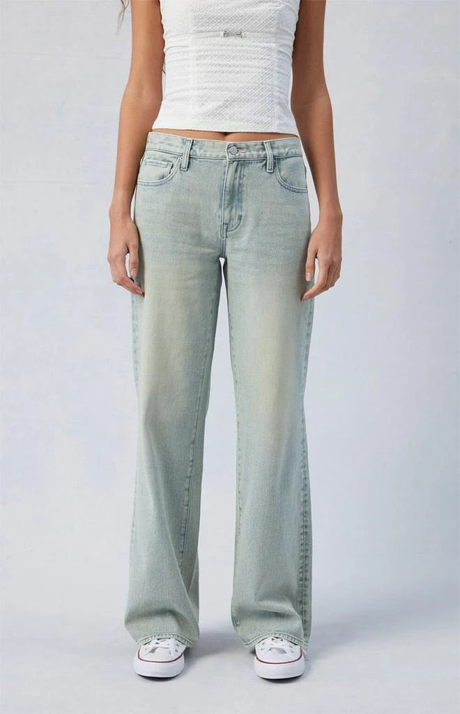 PacSun Light Indigo Parker Extreme Baggy Jeans 1
