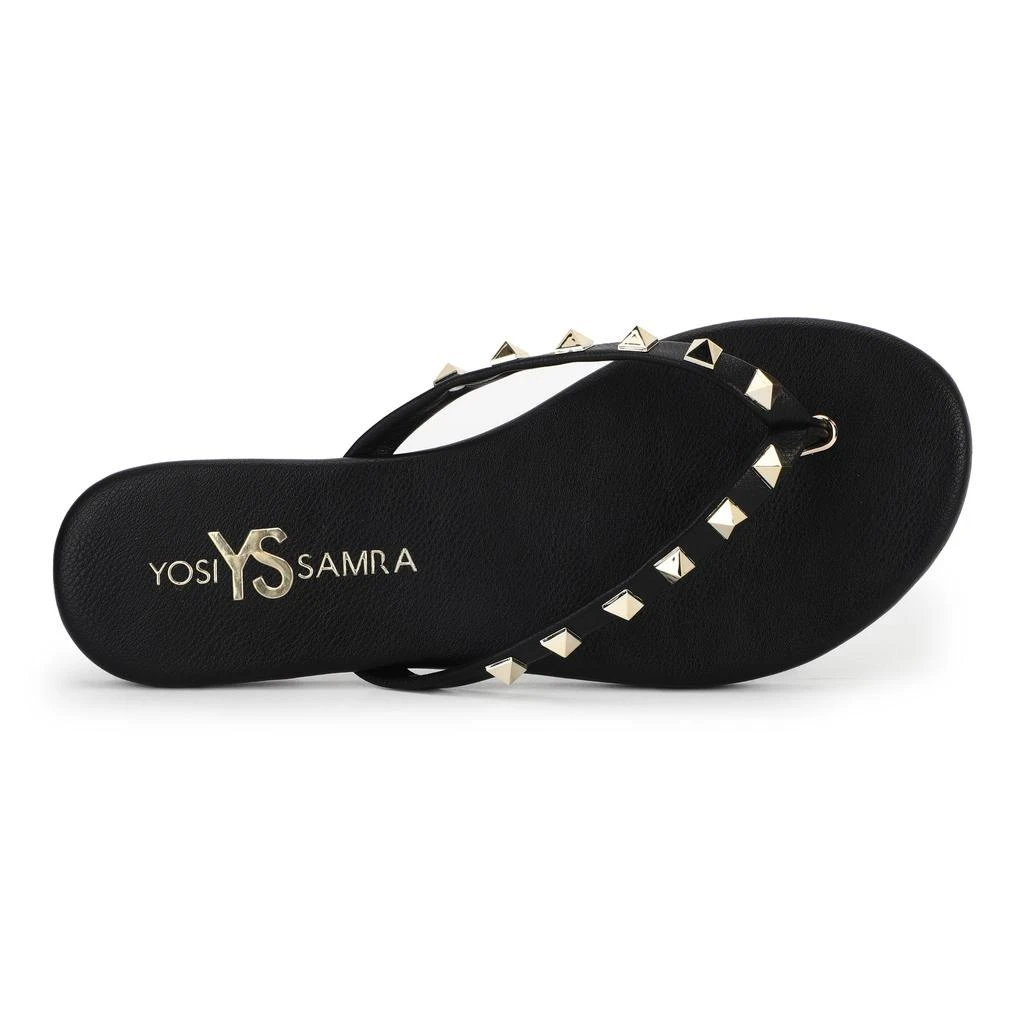 Yosi Samra Rivington Stud Flip Flop in Black 3