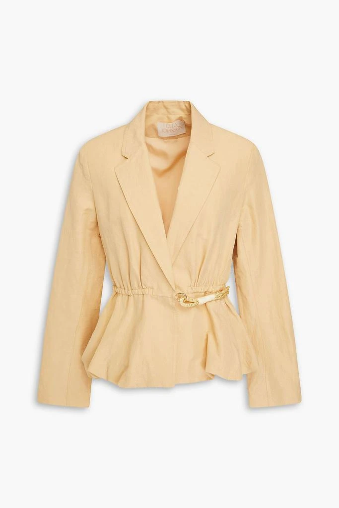 Ulla Johnson Talie cotton, linen and silk-blend blazer 1