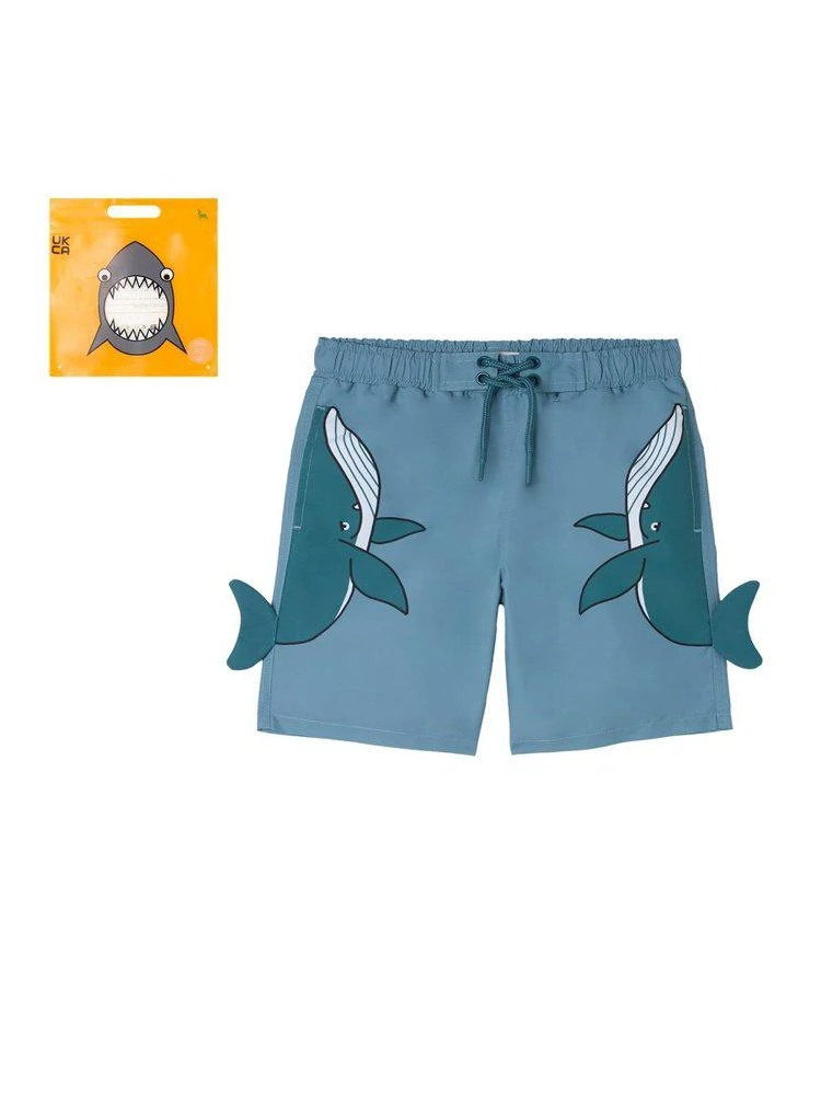 Stella McCartney Stella McCartney Kids Whale Print Swim Shorts