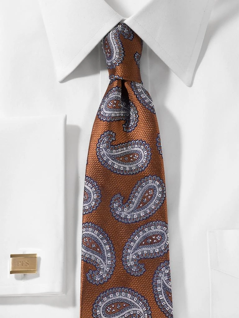 Paul Fredrick Paisley Woven Silk Tie 2