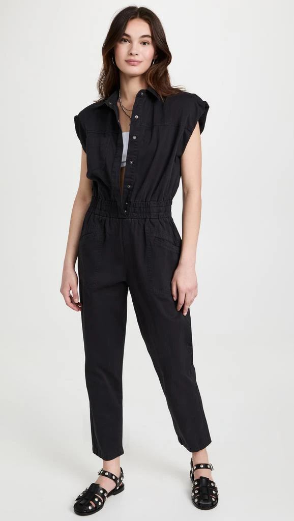 Pistola Denim Rosie Shoulder Padded Jumpsuit 4