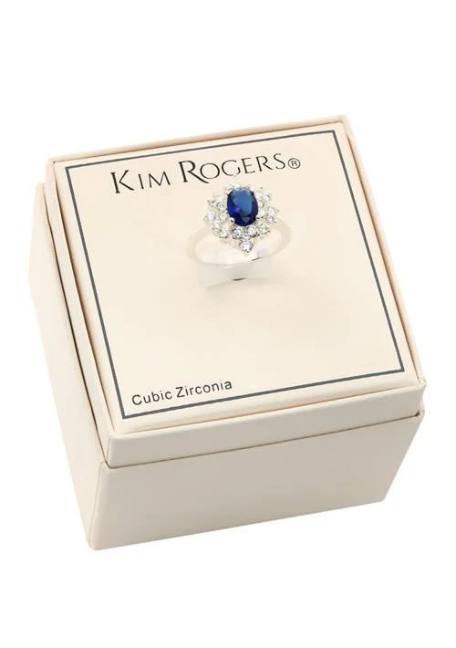 Kim Rogers® Cubic Zirconium Crystal Oval Flower Ring 2