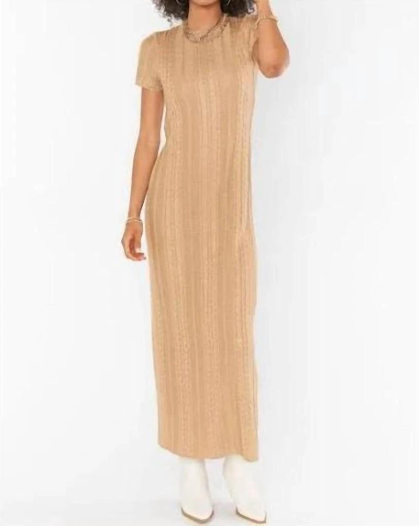 Valleta Midi Dress In Gold Shimmer Knit  On Sale Now with Up to 40% Off |  Discover Exclusive Deals & Savings at BeyondStyle  Authentic Show Me Your  Mumu women/clothing/dresses with