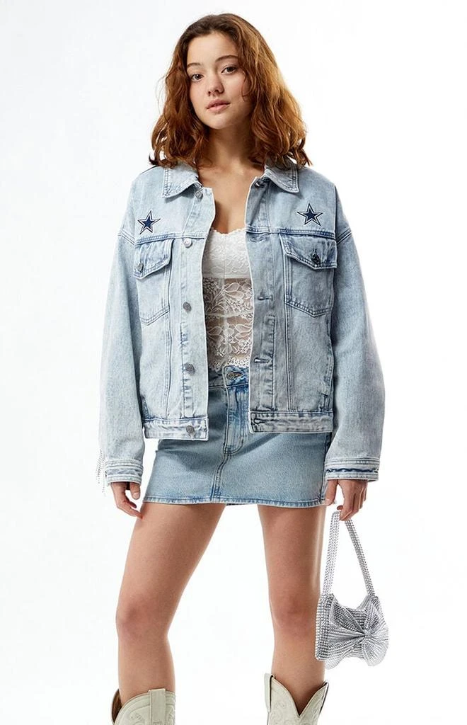 WILD COLLECTIVE NFL Wild Collective x PacSun Dallas Cowboys Denim Jacket 1