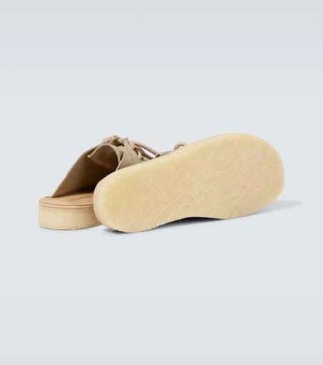 Clarks Desert Nomad suede mules 7