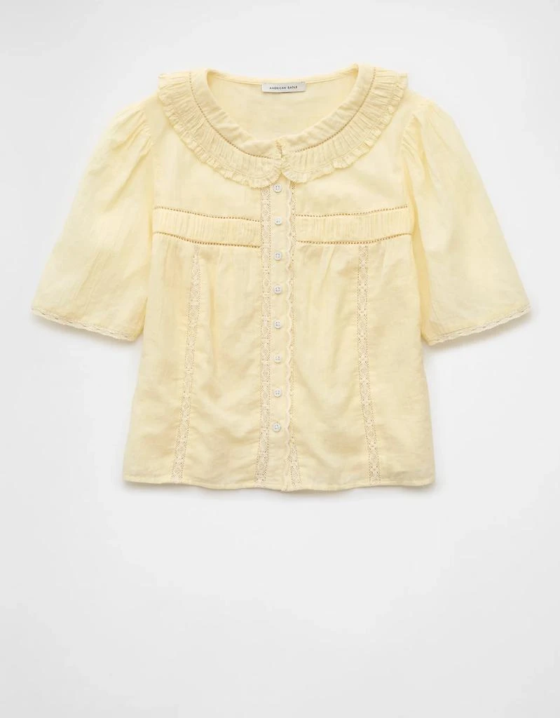 AE AE Collared Pintuck Blouse 3